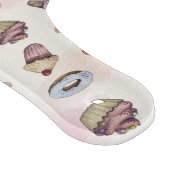 ドーナツCupcakesかわいいトレンディーウッドランドウォーター色 カッティングボード (角)