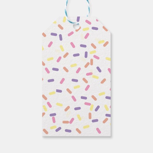 ドーナツFlicked With LoveベビーSpringleありがとう ギフトタグ (裏面)