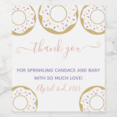 ドーナツFlicked With LoveベビーSpringleありがとう ワインラベル (シングルラベル)