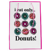 ドーナツI食べのみ ミディアムペーパーバッグ (正面)