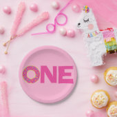 ドーナツKids 1st誕生日パーティーテーマ ペーパープレート (パーティー)