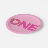 ドーナツKids 1st誕生日パーティーテーマ ペーパープレート (アングル)