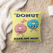 ドーナツMAKE ME不機嫌 クッション (ブランケット)