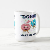 ドーナツMAKE ME不機嫌 コーヒーマグカップ (正面右)