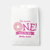ドーナツRainbow Sprinkles 1st Birthdayありがとう フェイバーバッグ (正面)