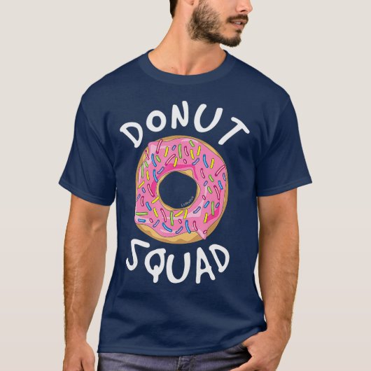 ドーナツSquad Shirt -おもしろいドーナツTシャツ Tシャツ (正面)