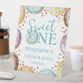 ドーナツSweet One 1 st Birthday Gift and Card 台座サイン (インサイチュ)