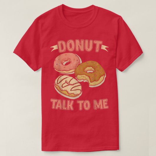 ドーナツTと話す Tシャツ (デザイン正面)