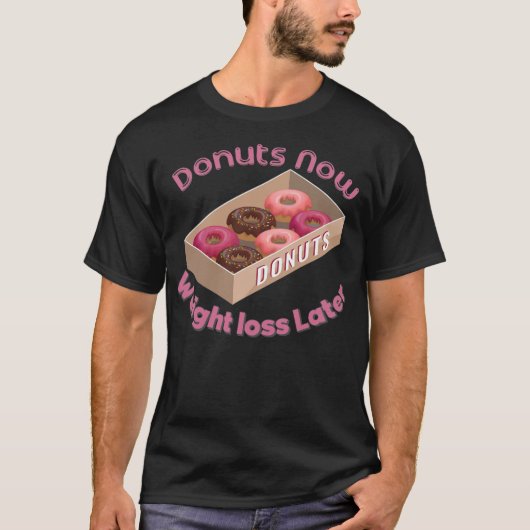 ドーナツTパイレート誕生日カラフル Tシャツ (正面)