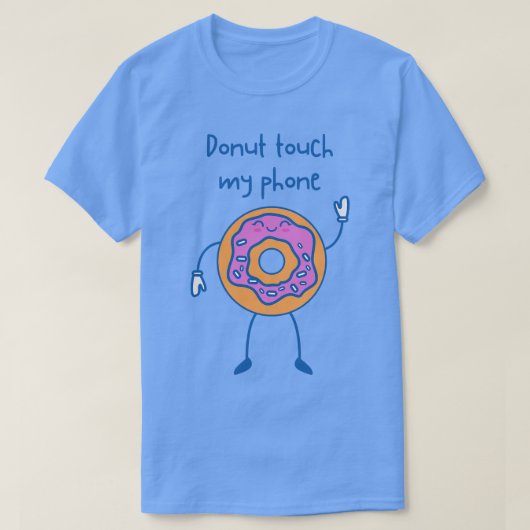 ドーナツTouchマイフォン Tシャツ (デザイン正面)