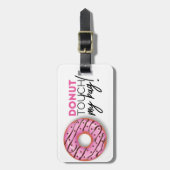 ドーナツtouch私のバッグ! ラゲッジタグ (正面縦)