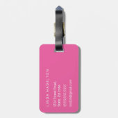 ドーナツtouch私のバッグ! ラゲッジタグ (裏面縦)