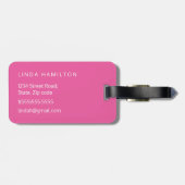 ドーナツtouch私のバッグ! ラゲッジタグ (裏面横)