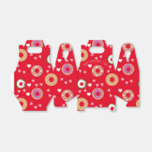 ドーナツValentine's Dayハートレッドピンク フェイバーボックス (折り畳みなし)