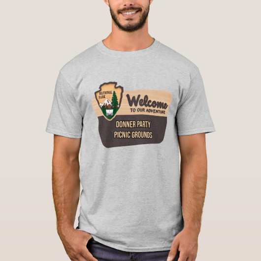 ドーナーパーティーピクニックグラウンド Tシャツ (正面)