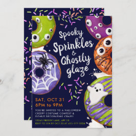 ドーナ飾スハローウィンパーティ 招待状