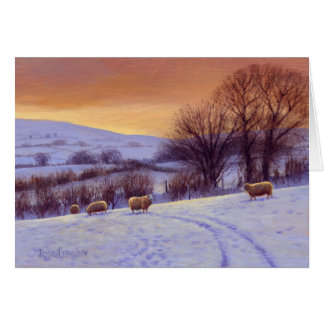 ドーナCrawshaw著夕べの雪II