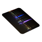 ドーハのスカイライン、カタールの夜間角形磁石 マグネット (右側)