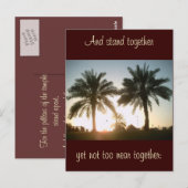 ドーハのヤシの木 ポストカード (正面/裏面)