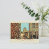 ドーハカタラカルチュラルビレッジイラストレーションカタールポー ポストカード (スタンド正面)