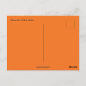 ドーハカタールの夕日 ポストカード (裏面)