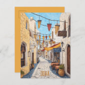 ドーハカタールへの旅行 ポストカード (正面/裏面)