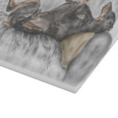 ドーバーおもしろいマンオンソファ カッティングボード (角)