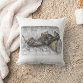 ドーバーおもしろいマンオンソファ クッション (ブランケット)