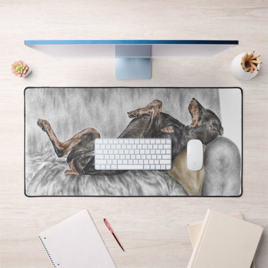 ドーバーおもしろいマンオンソファ デスクマット (オフィス1)