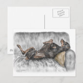 ドーバーおもしろいマンオンソファ ポストカード (正面/裏面)