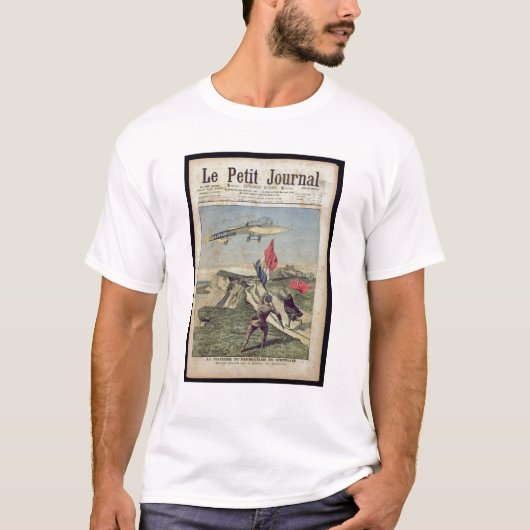 ドーバーのルイBleriotの着陸 Tシャツ (正面)