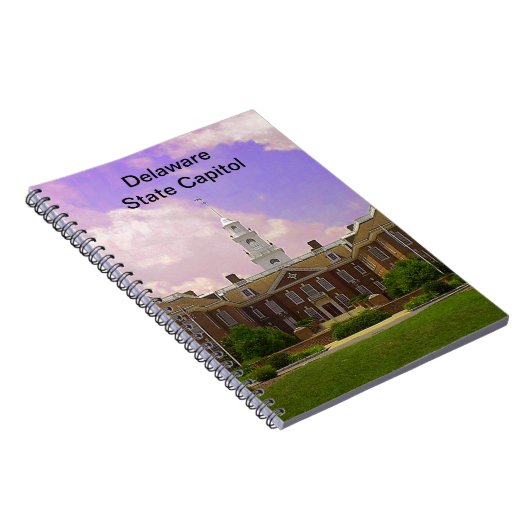 ドーバーの法会議事堂デラウェア州キャピトル ノートブック (右側)