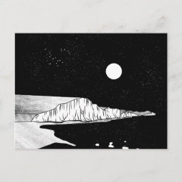 ドーバーの白い崖 ポストカード