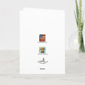 ドーバーマンのグリーティングカード カード (裏面)