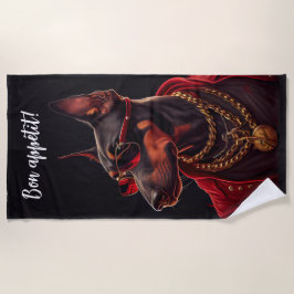 ドーバーマンの魅力 ビーチタオル