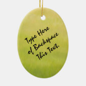 ドーバーマンオーナメントパーソナライズされたドッグデコレーション セラミックオーナメント (裏面)