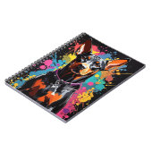 ドーバーマンカラフルスパル ノートブック (左側)