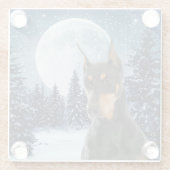 ドーバーマンガラスコースター ガラスコースター (裏面)