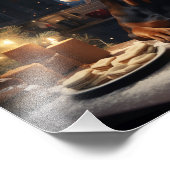 ドーバーマンクリスマスクッキーフェスティバルホリデイ フォトプリント            (角)