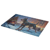 ドーバーマンクリスマスフェスティバルシーズン カッティングボード (角)