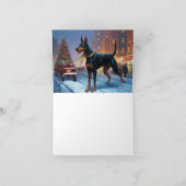 ドーバーマンクリスマスフェスティバルシーズン カード (内部)