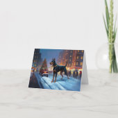 ドーバーマンクリスマスフェスティバルシーズン カード (正面)