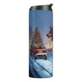 ドーバーマンクリスマスフェスティバルシーズン タンブラー (回転左)