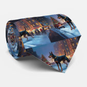 ドーバーマンクリスマスフェスティバルシーズン ネクタイ (ロール)