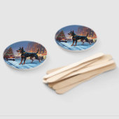 ドーバーマンクリスマスフェスティバルシーズン ハンドファン (組立なし)