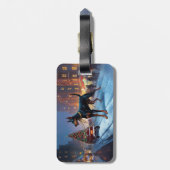 ドーバーマンクリスマスフェスティバルシーズン ラゲッジタグ (裏面縦)