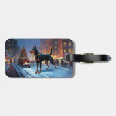 ドーバーマンクリスマスフェスティバルシーズン ラゲッジタグ (裏面横)