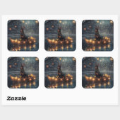 ドーバーマンクリスマスフェスティバル航海 スクエアシール (シート)