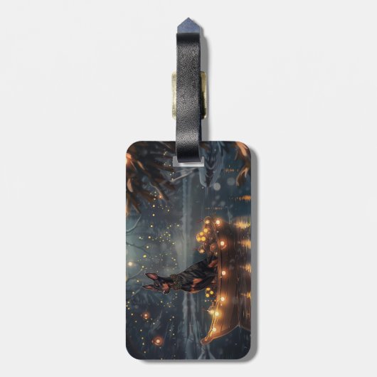 ドーバーマンクリスマスフェスティバル航海 ラゲッジタグ (裏面縦)