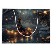 ドーバーマンクリスマスフェスティバル航海 ラージペーパーバッグ (裏面)